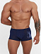 Трусы мужские боксеры темно-синие с печатью